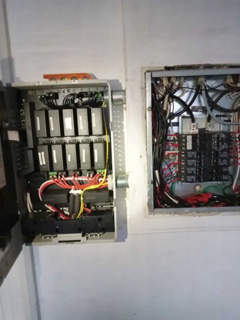 Electrical panel upgrade completed for Security Camera Wiring in Yuma